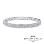 Sohini 18ct White Gold Diamond Bangle