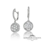 Faye 18ct White Gold Diamond Drop Earrings