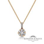 Quentin 18ct Rose Gold Diamond Necklace