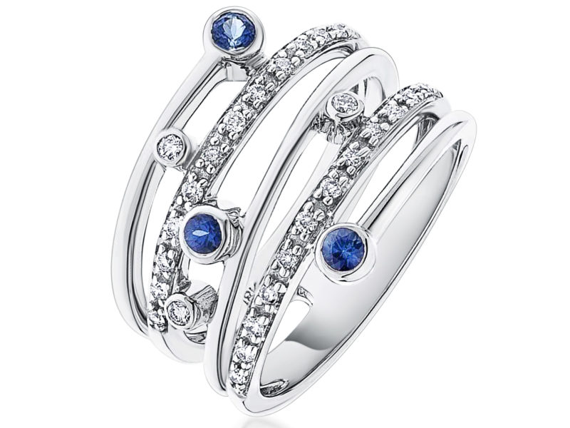 LFR00001ABSWG-Jia-blue-sapphire-diamond-cluster-ring-18ct-white-gold-0