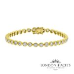 Zuri 9ct Yellow Gold Diamond Bracelet