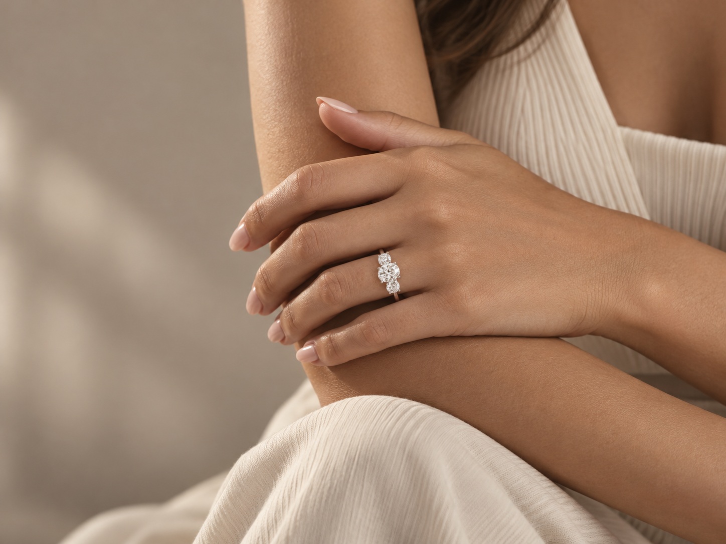Gold and diamond ring in an editorial London Facets photograph